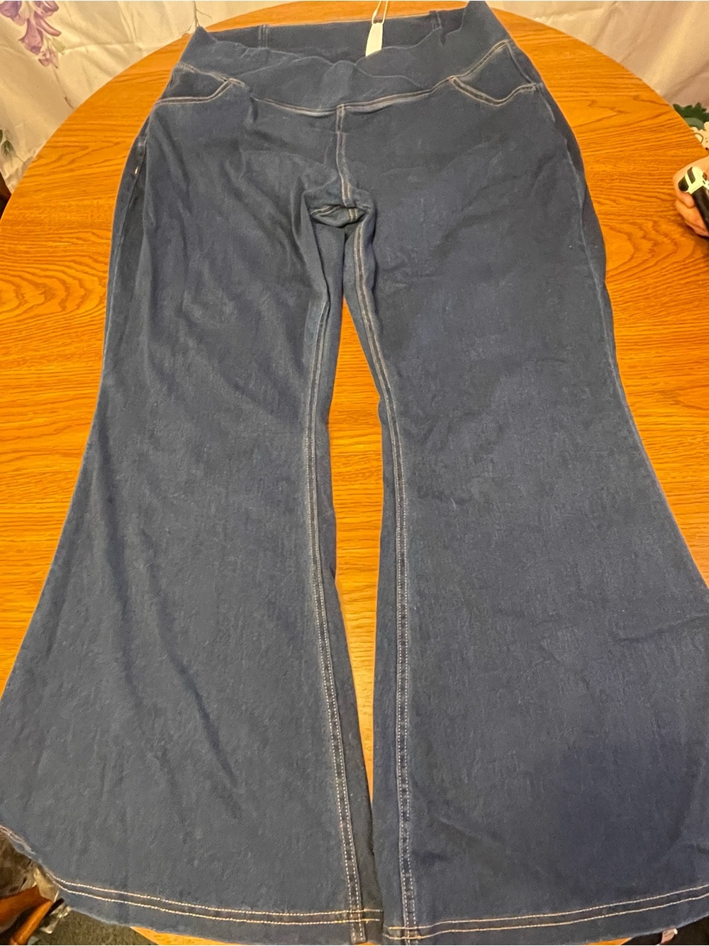 HALARA Flex™ High Waisted Crossover Pocket Washed Casual Jeans - Picture 11 of 14